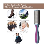 Majestique Double-Sided Foot File, Effective & Multidirectional (Assorted Color)