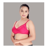 HAYA Pink Cotton Non Padded Womens Push Up Bra ( Pack of 1 ) - None