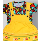 Sathiyas - Yellow Cotton Baby Girl's Jumpsuit ( Pack of 1 ) - None