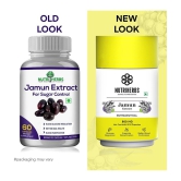 Nutriherbs Jamun Extract 800mg - 60 Capsules | Helps Regulate Sugar Levels| Good For Body Detoxification