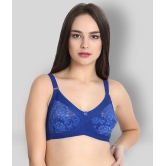 KYODO - Blue Cotton Blend Non Padded Women's Everyday Bra ( Pack of 1 ) - 38B