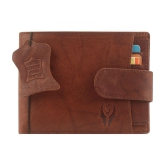 samtroh - Leather Brown Men's Regular Wallet ( Pack of 1 ) - Brown