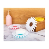 HINGOL Flower Shape Soap Holder Dish for Home, Kitchen set of 2