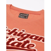 Dillinger - Peach Cotton Oversized Fit Mens T-Shirt ( Pack of 1 ) - None