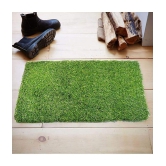 Revexo - Anti-skid Plastic Door Mat ( 40 X 60 cm ) Single - Green - Green