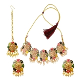 gilher - Multi Color Alloy Necklace Set ( Pack of 1 ) - Multi Color