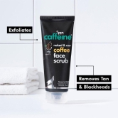 mCaffeine Coffee Face Scrub for Blackhead and Tan Removal with Argan Oil & Walnut (100g)