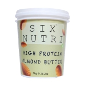 SIXNUTRI All Natural Stone Ground Keto Vegan Diet High Protein Almond Butter-1KG