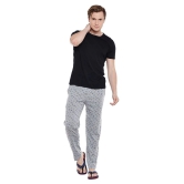 Vimal Jonney Light Grey Cotton Trackpants Single - None