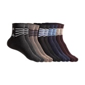 Texlon - Multicolor Cotton Men's Ankle Length Socks ( Pack of 5 ) - Multicolor