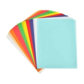 ECLET 40 pcs Color A4 Medium Size Sheets (10 Sheets Each Color) Art and Craft Paper Double Sided Colored set 33