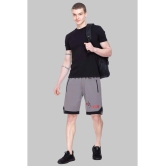 LEEBONEE Light Grey Polyester Blend Mens Shorts ( Pack of 1 ) - None