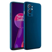 Winble OnePlus 9RT 5G Back Cover Case Liquid Silicone (Blue)