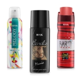 Riya Melody Orchestra & Bindas & Party Wear Perfume Body Spray for Unisex 150 ml ( Pack of 3 )