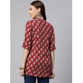 Divena - Maroon Rayon Womens Tunic ( Pack of 1 ) - None