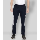 Zeffit - Navy Blue Cotton Blend Mens Sports Trackpants ( Pack of 1 ) - XL