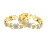 Youbella White Alloy Bangle - 2.4