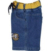 Cremlin Clothing - Blue Denim Boys Shorts ( Pack of 1 ) - None