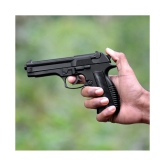 SJ Aluminium Gun Lighter Cigarette Lighter - Black