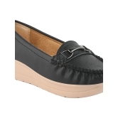 Shoetopia Black Womens Loafers - None