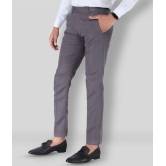 SREY - Grey Polycotton Slim - Fit Men's Chinos ( Pack of 2 ) - None