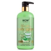 WOW Skin Science Aloe Vera Body Lotion - Ultra Light Hydration - No Mineral Oil, Parabens, Silicones, Color & PG - 400mL