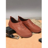 Ajanta Brown Mens Slip-on Shoes - None