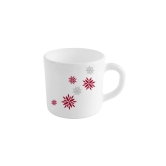 Cello Opalware Stella 100 ML Small Mug | White |  Set of 6 Pcs