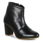 Saheb - Black Womens Ankle Length Boots - None