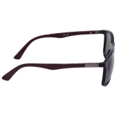 Hrinkar Green Rectangular Sunglasses Brands Black, Brown Frame Goggles for Men & Women - HRS-BT-02-BK-BWN-GRN