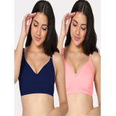 IN CARE LINGERIE - Multicolor Cotton Non Padded Women's Everyday Bra ( Pack of 2 ) - None