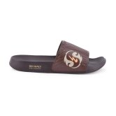 Campus - Brown Mens Slide Flip Flop - None