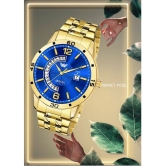 Abrexo Gold Stainless Steel Analog Mens Watch