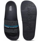 Columbus - Dark Grey Men's Slide Flip Flop - None