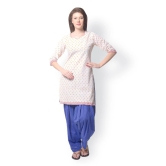 Women White Patiala Pants