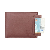 samtroh - Brown Faux Leather Men's Regular Wallet ( Pack of 1 )