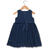 Juscubs Navy Blue Polyester Girls Fit And Flare Dress ( Pack of 1 ) - None