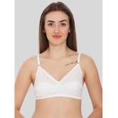 ILRASO - White Cotton Non Padded Women's T-Shirt Bra ( Pack of 1 ) - None