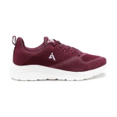 Action - Burgundy Womens Running Shoes - None