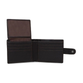 samtroh - Black PU Mens Regular Wallet ( Pack of 1 ) - Black