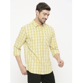 Solemio Cotton Regular Fit Full Sleeves Mens Formal Shirt - Yellow ( Pack of 1 ) - None