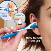 4656 Smart Swab Silicone Easy Earwax Removal with 16 Replacement Disposable Soft Tips / Ear Wax