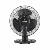 Elina High Speed 2200 RPM All Purpose Fan | 12inch / 304.8mm Sweep | Manual Tilt | Oscillation | Can be used as Table or Wall Fan | Black
