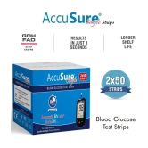 ACCUSURE Simple (2x50) Strips 100 Test Strips