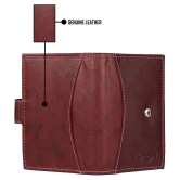 Tough - Leather Card Holder ( Pack of 1 ) - Maroon