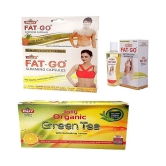 Jolly Pharma Fat Go Capsules & Fat Go Massage Oil - Green Tea Sachets -Fat Burner Products Pack of 3