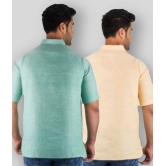 DESHBANDHU DBK - Multicolor Cotton Mens Shirt Style Kurta ( Pack of 2 ) - None