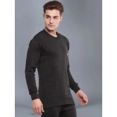 Dollar Pack of 1 Cotton Blend Mens Thermal Tops ( Black ) - None