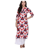 KSUT White Cotton Straight Kurti - Single - S