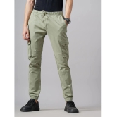 Paul Street Slim Flat Mens Cargos - Green ( Pack of 1 ) - None